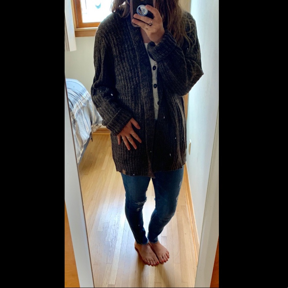 Cozy oversized cardigan